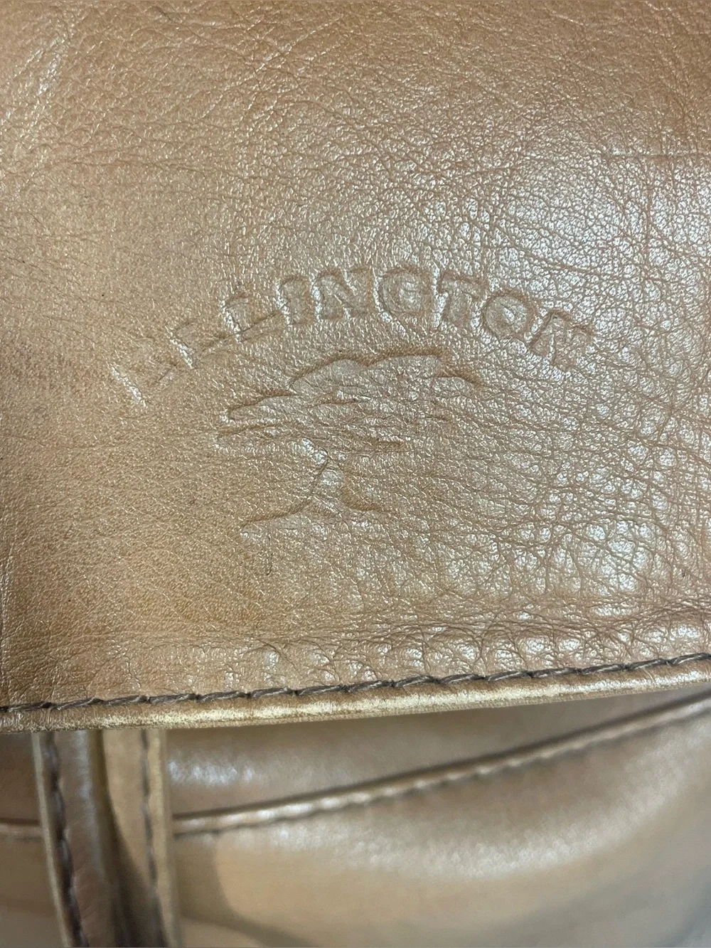 Ellington Vintage Leather Rucksack Backpack Travel Tote Large Bag British Tan
